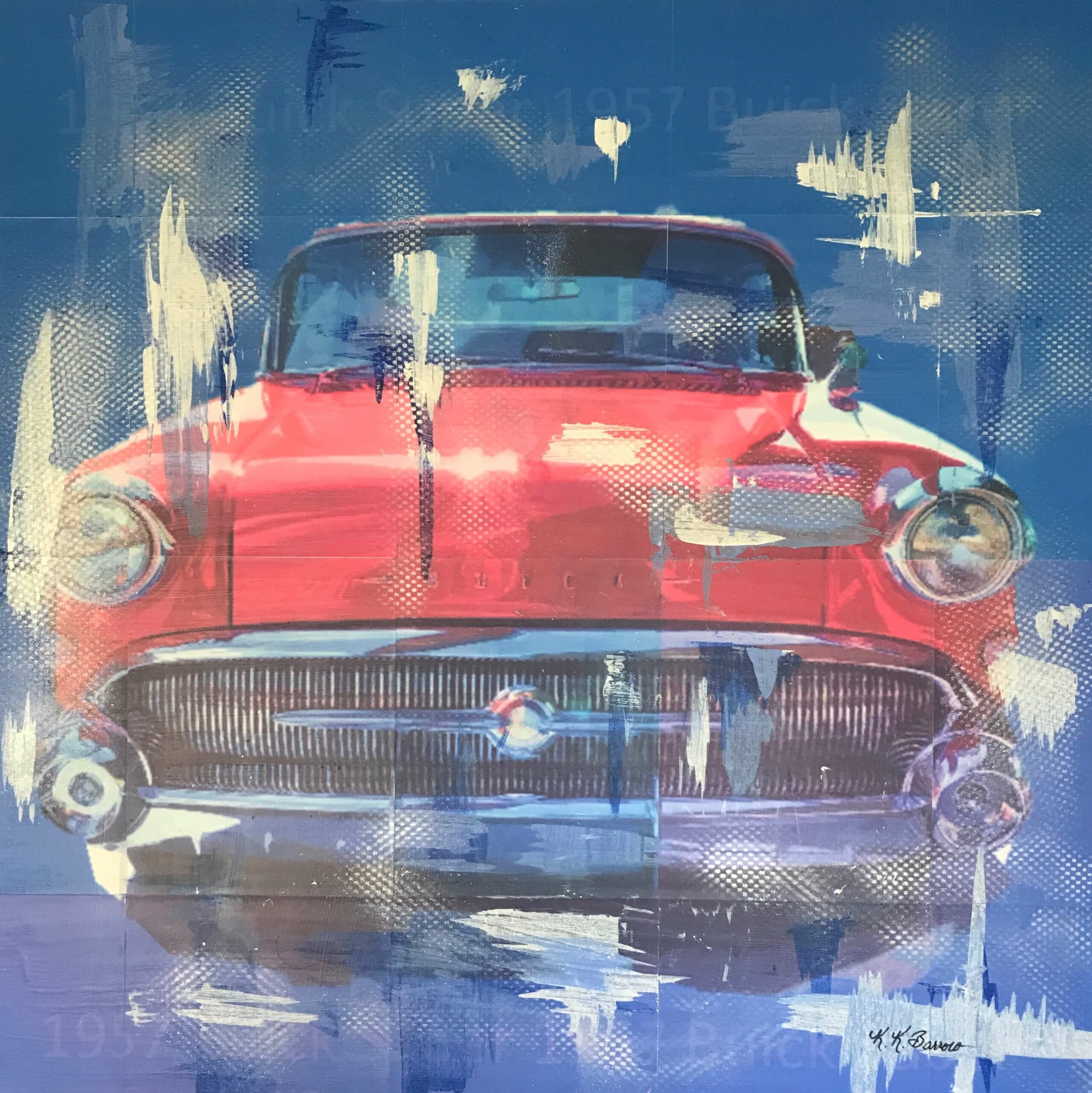 Super Mixed Media on Canvas 36" x 36" 2019